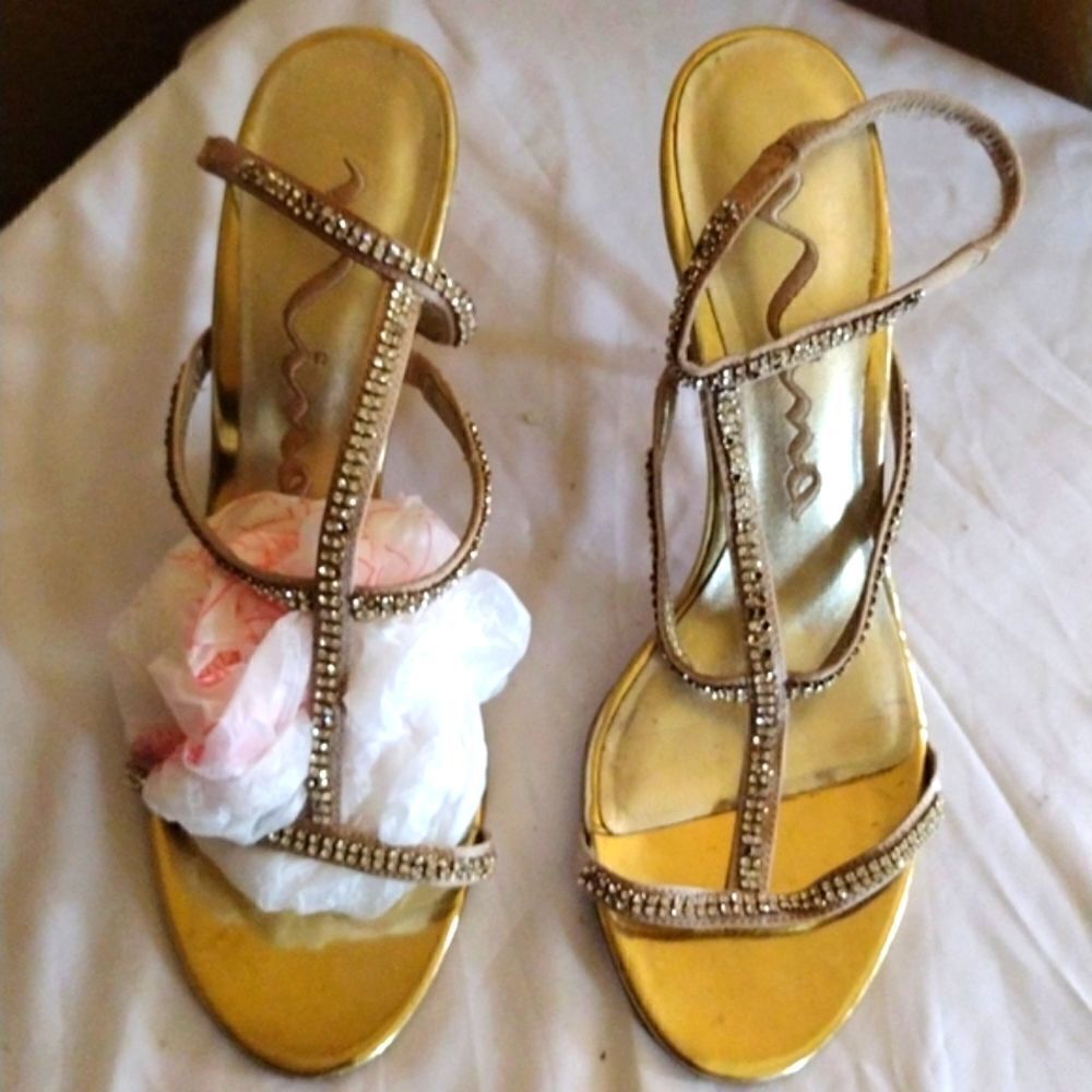 4@30.00 or 25.00 LADIES Designer Ankle Strap Shoes by NINA